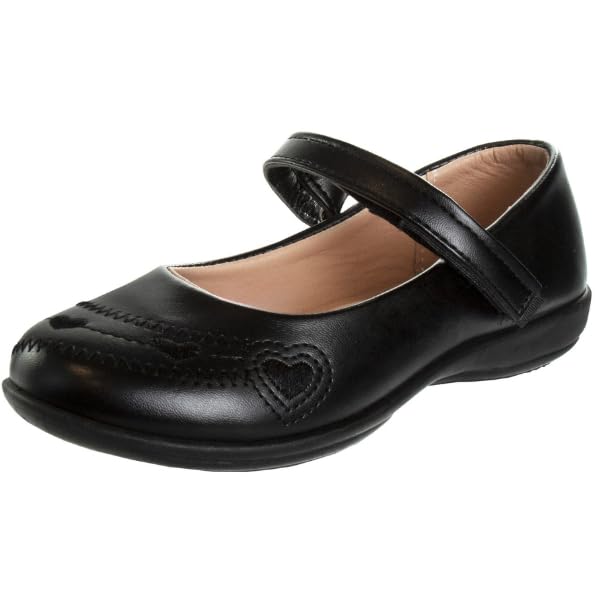Josmo Girls Mary Jane Shoes School Kids Uniform Flats Ballet...