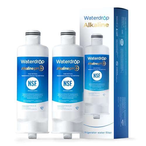 Waterdrop Alkaline DA97-17376B Water Filter, Enhances pH, Replacement for Samsung® HAF-QIN/EXP, DA97-08006C, RF28R7201SR, RF28R7351SG, WD-F45-AL, 2 F | Fridge.com
