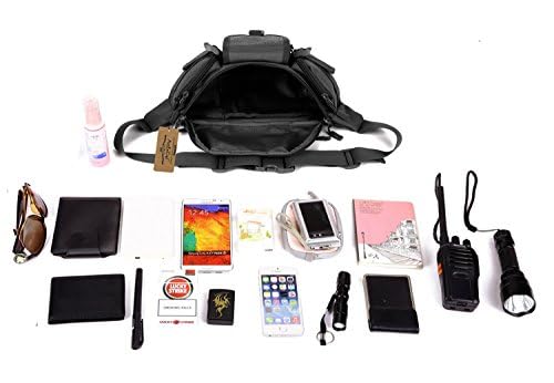 ArcEnCiel-Tactical-Fanny-Pack-for-Men-Waist-Bag-Hip-Belt-Outdoor-Hiking-Fishing-Bumbag-with-Patch