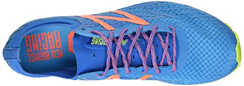 New Balance Cross Country 900 V4 Spike Tênis de corrida feminino, Azul brilhante/amarelo, 5.5