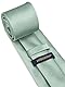 HISDERN Krawatte Herren Salbei Grün Hochzeit Klassische Krawatte mit Einstecktuch Set Formal Elegante Taschentuch Business Party