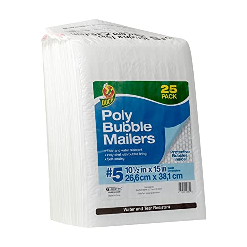 Enveloppe bulle étanche contre les déchirures postales de format 10.5x15, lot de 25