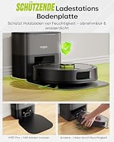 MONSGA Saugroboter mit Wischfunktion 8000PA & Absaugstation 4L Selbstentl – Ansicht 3