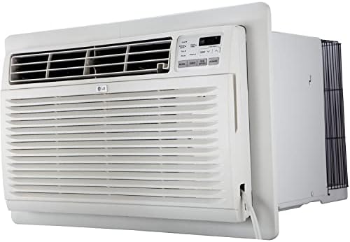 LG 9,800 Wall Air Conditioner for Rooms up to 440 Sq. Ft. with Remote, Energy Star Rating, 3 Cool & Fan Speeds, and Universal Design That Fits Most Sleeves, 10000 BTU, White