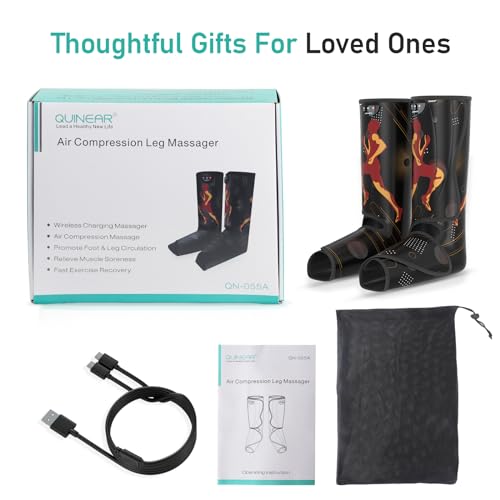 Quinear QN-055A Cordless Rechargeable Leg Massager, Calf And Foot Massager thumb #6