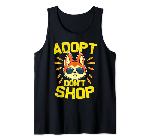 Adopt Dont Shop Animal Rescue Shelter Dog Gift Tank Top