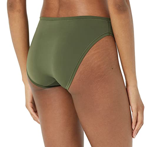 Amazon Essentials Women's High Cut Underwear (Available In Plus Size), Pack Of 6, Mauve/Blush/Dark Khaki Green, Large #TOP3