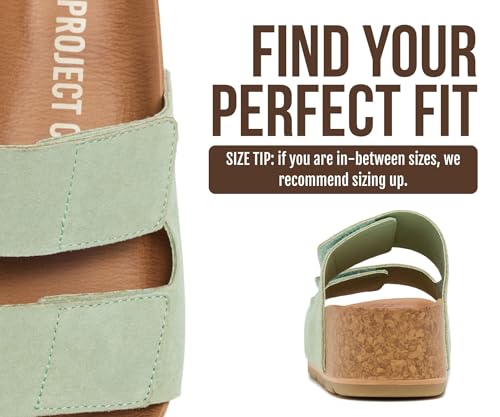 Image of Project Cloud 100% Genuine Leather Platform Sandals Women Footwear-Beach Essentials Summer Wedges with Plush and Soft Insole-Non Slip & Lightweight Wedge Sandals For Women 2026