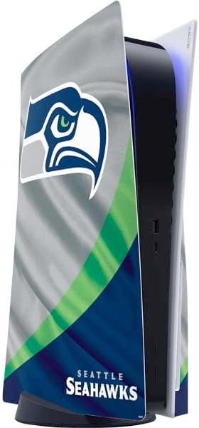 Skinit Decal Gaming Skin Compatible with PS5 Console - Officially Licensed NFL Seattle Seahawks Design