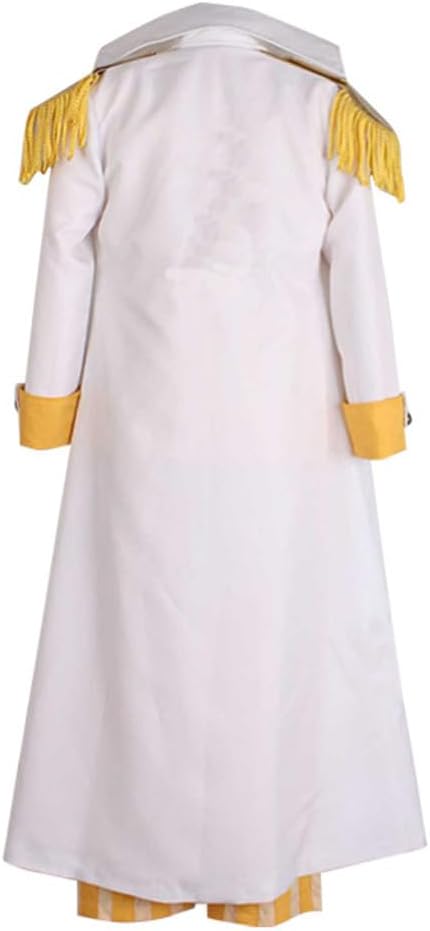 Men Cosplay Costume Anime Uniform Yellow Suit Cloak Halloween Outfits Full Set