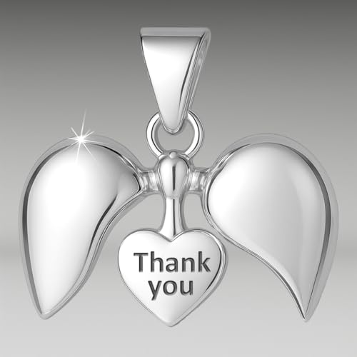 Charm de plata corazón Thank You abalorio compatible con pulsera Pandora 3