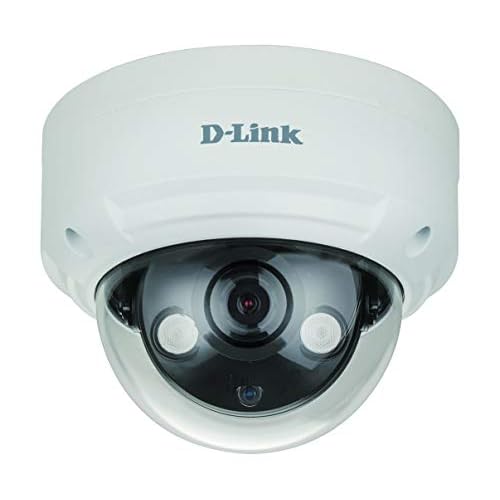 D-Link DCS-4614EK Vigilance 4 Megapixel H.265 Outdoor Dome Camera (2592 × 1520 Pixel, 30m Nachtsicht, H.265, WDR, LowLight+, PoE, IP66, IK10, Micro SD Slot, ONVIF)