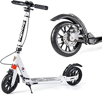 Scooters Kick Scooter for Adults Kids Adult Kick Scooters with Disc Brake - Foldable Commuter Scooters Birthday Gifts for Women/Men/Teens/Kids Non-Electric Up to 150kg Color B