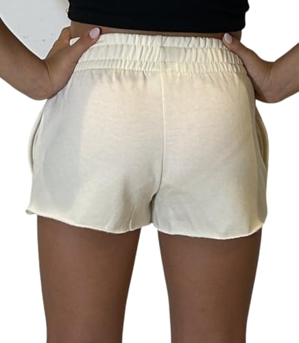 Girls Brushed Soft Cloud Pull On Sweat Shorts with Pockets Comfy Athletic Shorts for Kids3