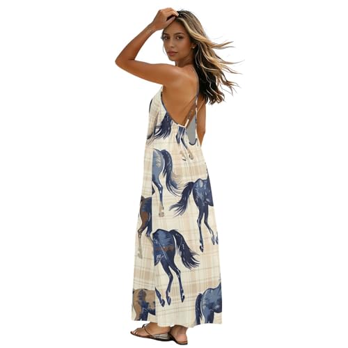 Robe de plage vintage pour femme idéale pour les vacances d'été