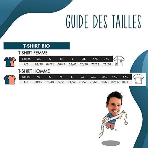 T-shirt homme Best Prof Ever en coton pour enseignant