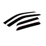 Gldifa Wind Deflector Compatible with 2008-2017 Lancer/Evolution Sedan Smoke Sun/Rain Guards Window Visors