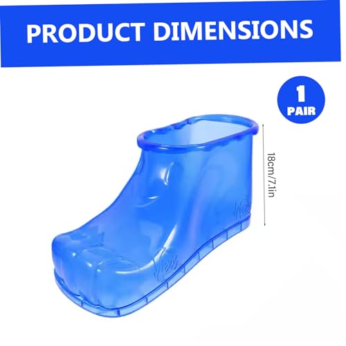 Par de Spa de Pies portátil de 18 cm color azul miniatura 3