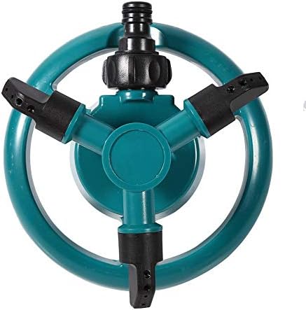 Miniatura 8 de Aspersor de jardín, sistema automático de riego giratorio de 360 grados, rociador de manguera de jardín para patio/boquillas de pulverización