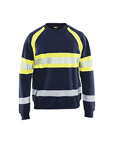 Pull haute visibilité contre le manque de visibilité Blaklader bleu L