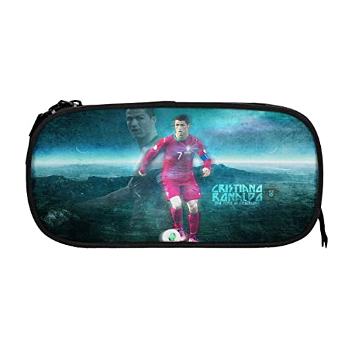 HYVET Sgabyqyjwjgyv Fjxpzzltkk Large Capacity Pencil Case Trousses Zipper Makeup Bags Storage Stationery Bag Student Office Supplies Cases Color-0012