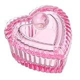Rangement élégant : ce pot à ongles en verre avec couvercle offre une solution élégante pour ranger vos outils de manucure, les gardant propres et organisés. il peut également servir de bol pour tremper les mains ou de petit plat à bijoux en forme de cœur