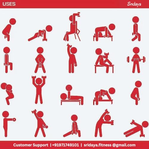 Image of Vinyl Dumbbells (red, 3kg)