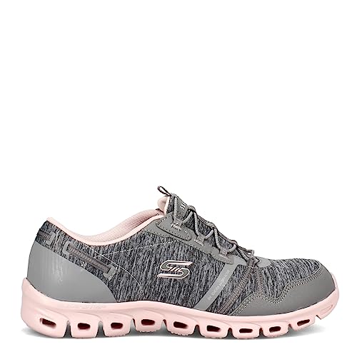 Skechers Skechers Women's Athleisure Sneaker, Grey/Light Pink, 6.5 US medium