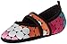 Nufoot Betsy Lou Indoor Womens Shoes Slipper, Rainbow Dandie Dots, Small, 2 Count