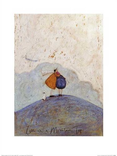 Love on a Mountain Top by Sam Toft 12.5"x16.25" Art Print Poster