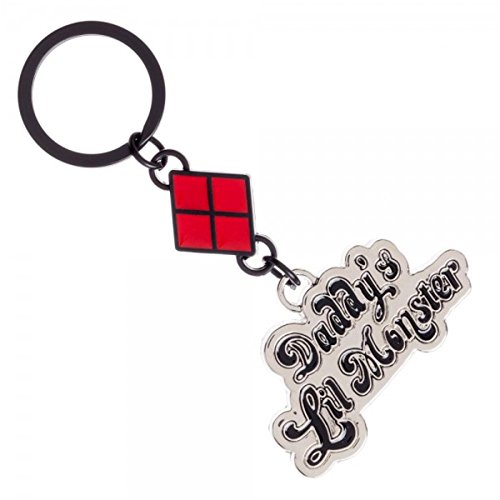 Suicide Squad Harley Quinn Daddy's Lil Monster Metal Keychain