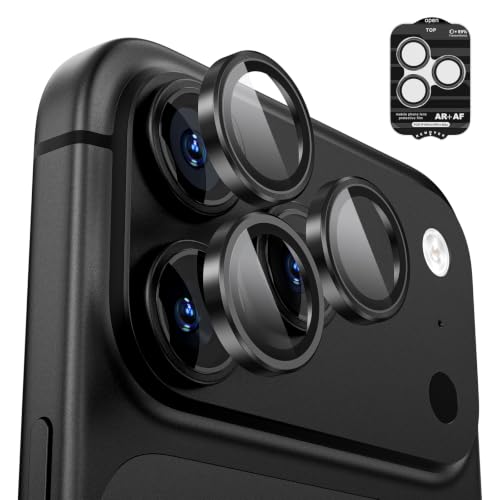 CloudValley for iPhone 18 Pro Max/18 Pro Camera Lens Protector, Black