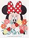 Disney Mickey and Friends Toddler Girl Dress： Minnie Mouse 2PCS Skirt Set Summer T-shirt Dress Short Sleeves Tie Knot Top and Tiered Ruffle Skirts Outfit White 5-6 Years