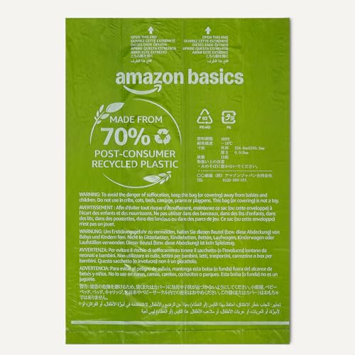 Miniatura 5 de Amazon Basics Bolsas De Material Reciclado Para Residuos De Perro Sin Dispensador Sin Perfume, 900 Bolsas 60 Paquetes De 15 Bolsas
