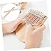 Totority 6pcs Kalimba Bridge Tool Bridge for Thumb Piano Enhances Tone Easy to Install Smooth Surface for Comfortable Replacement