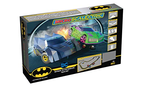 Micro Scalextric Batman vs The Riddler jeu de course sans prise