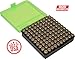 MTM 100 Round Flip-Top Ammo Box 40/45/10MM Cal (Clear Green/Black)