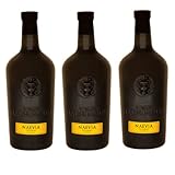 3 Bottles Italian NAEVIA 2021 Pecorino Colli Aprutini IGT Vino Macerato by Vinum Hadrianum | Color Ambra (Orange Wine) | Affinato in Anfore di Argilla - (Each Bottle 750 ml)