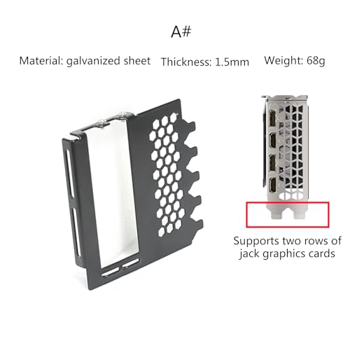 Soporte Vertical metálico para GPU ángulo PC miniatura 5