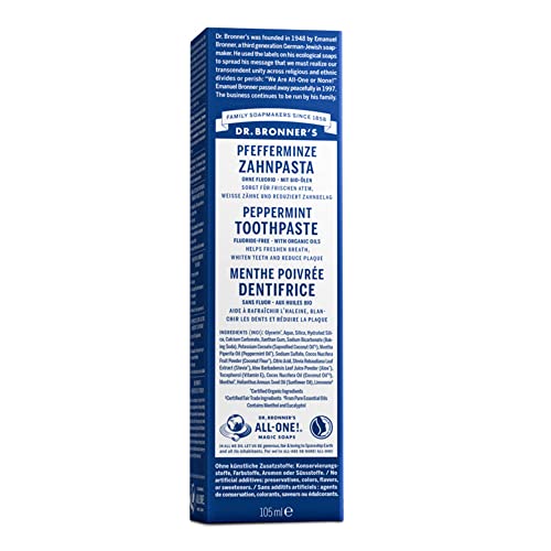 Dr. Bronner´S Toothpaste Peppermint 105Gr - 1 unidad Cover