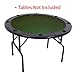 GSE Games & Sports Expert Two-Tone Poker Table Suited Speed Cloth, Casino Table Cloth with Dark Color Background, Waterproof Tablecloth for Poker Tables (Green)