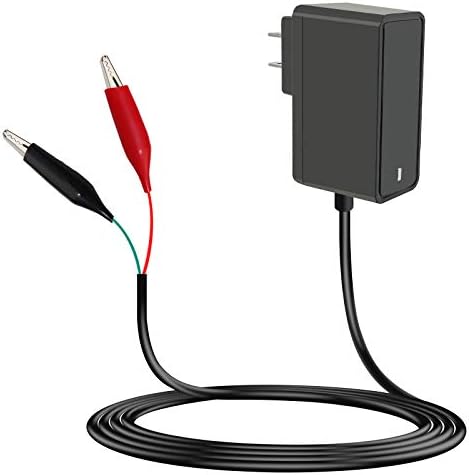 MEROM UL Listed 6V 0.6A Battery Charger for Moultrie Battery with LED Light Indicator Float Charger Cord Adapter