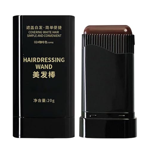 Lápiz de Tinte para Cabello - Barra Cubrir Canas Instántaneo | Cobertura Instantánea De Canas Con Peine Accesorio De Peluquería Para Mujeres Y Hombres En Cabelludo Y Línea Capilar