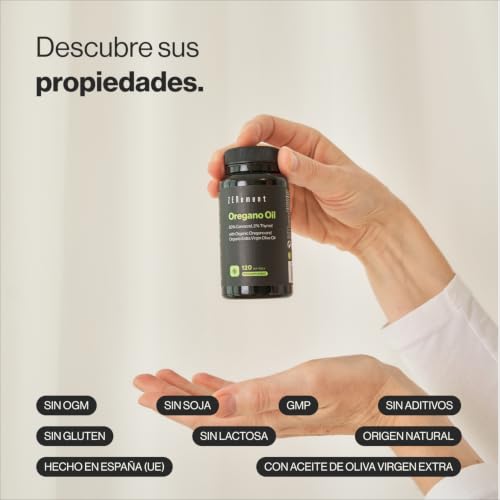 Miniatura 2 de Aceite De Orégano Ecológico, 150 Mg, 120 Capsulas Blandas Con Aceite De Oliva Virgen Extra Español Ecológico 106 Mg De Carvacrol Y 4,5 Mg De Timol Por Cápsula Zenement
