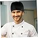 ANDRESLAD Fashion Chefs Hat Skull Ribbon Black Turban Style Headwear for Kitchen and Catering Unisex Design for Professional Chefs and Casual Wear