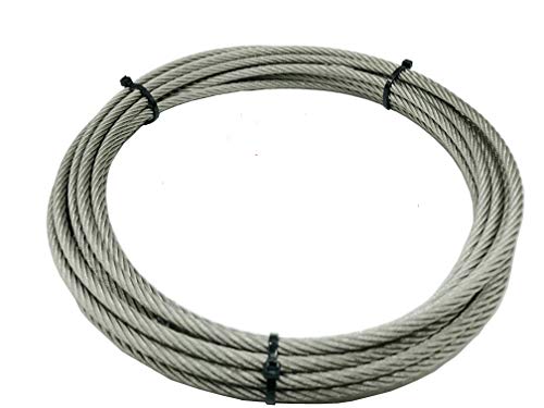 7 x 19 Galvanized Aircraft Cable Wire Rope 3/16