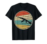 Gun Lover Retro Vintage 70s 80s AK-47 Assault Rifle Art Fun T-Shirt