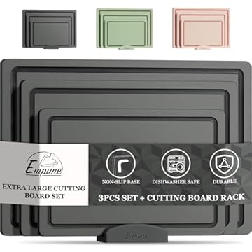 black cutting board set