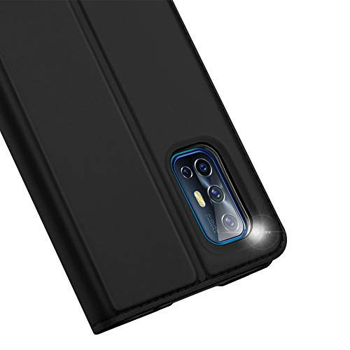 Greaked DUX DUCIS para VIVO V19 (Indonésia)/V19 Neo/V17 (Índia) Capa de couro com compartimento para