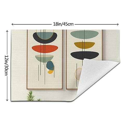 Sets de table modernes du milieu du siècle pour repas en extérieur - 4